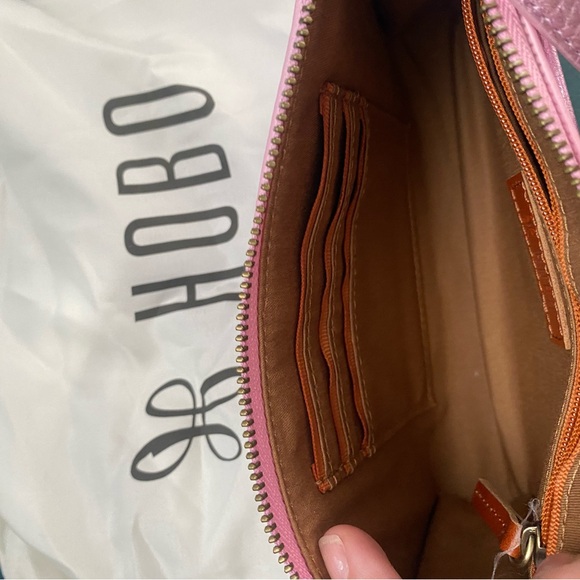 Hobo Jewel Metallic Pink Crossbody - Picture 3 of 3